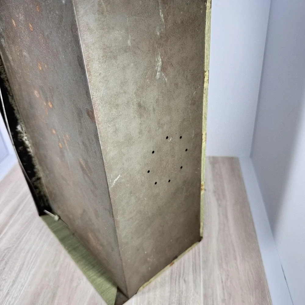 Vintage Kromex Metal Bread Box Made in USA Mid Century Kitchen Storage‎